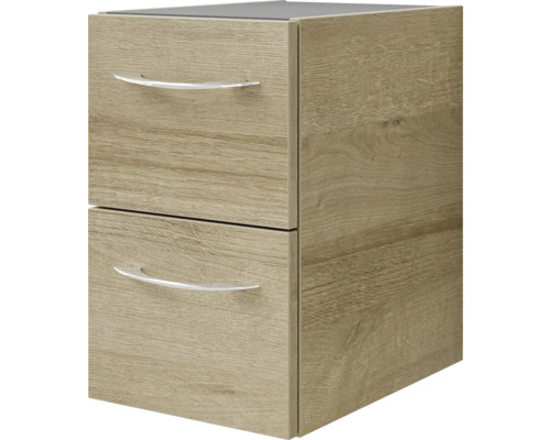 Unterschrank mit zwei Schubladen und Griffen