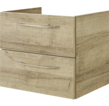 Waschbeckenunterschrank mit zwei Schubladen und Griffen