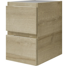 Unterschrank mit zwei Schubladen im Holzdesign für das Badezimmer