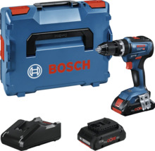 Kit pro 18V Bosch Professional kit électricien perceuse-visseuse + lampe de  chantier + marteau perforateur + meuleuse d'angle avec 2 batteries (5.0  Ah), chargeur et sac - HORNBACH