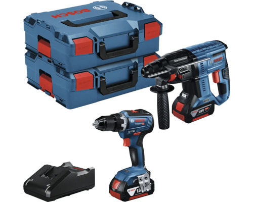 18V Akku Profi Set Bosch Professional Bohrschrauber Bohrhammer