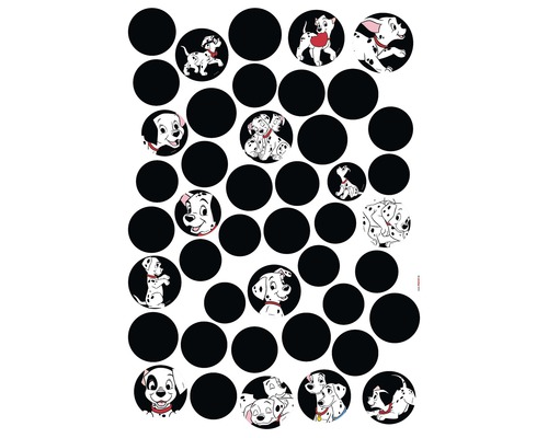 Sticker mural Disney Les 101 Dalmatiens Pois 50x70 cm
