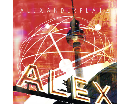 Collage Alexanderplatz avec la tour de télévision de Berlin