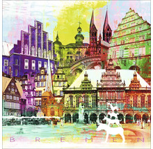 Dekoratives Bremen Wandbild mit Stadtansicht