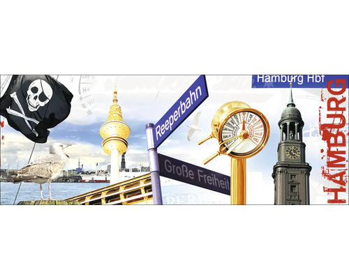 Collage avec différentes attractions de Hambourg