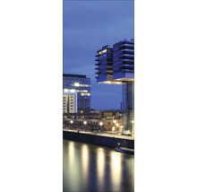 Vue sur l''horizon de Cologne de nuit