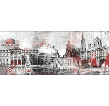 Illustration avec différentes attractions de Vienne