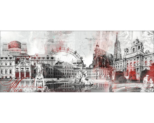 Illustration avec différentes attractions de Vienne