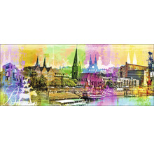 Tableau mural décoratif de Brême avec vue sur la ville