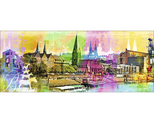 Tableau mural décoratif de Brême avec vue sur la ville