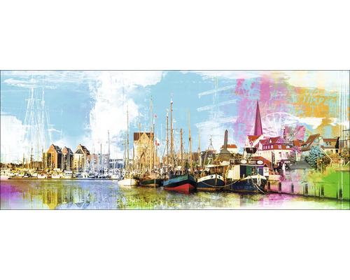 Tableau en verre Rostock XX 125x50 cm