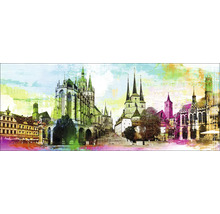 Glasbild Erfurt XVII 80x30 cm