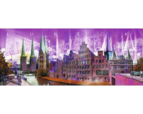 Œuvre d''art photographique intitulée Lübeck représentant la ville de Lübeck.