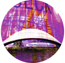 Vue du bâtiment du planétarium Zeiss de Bochum