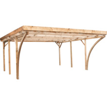 Holzcarport mit Dach