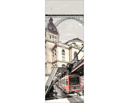 Tableau en verre Wuppertal XXXVI 30x80 cm