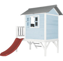 Maisonnette en bois avec toboggan pour le jardin