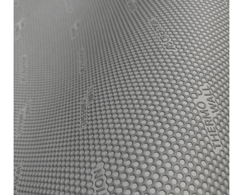 Vue détaillée d''un film Thermowall avec une surface perforée