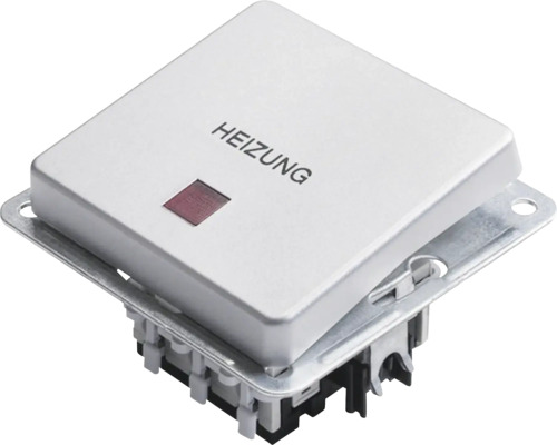 Heizungsschalter mit roter Kontrollleuchte