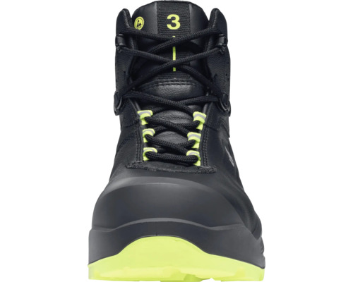 Chaussure de sécurité noire avec lacets