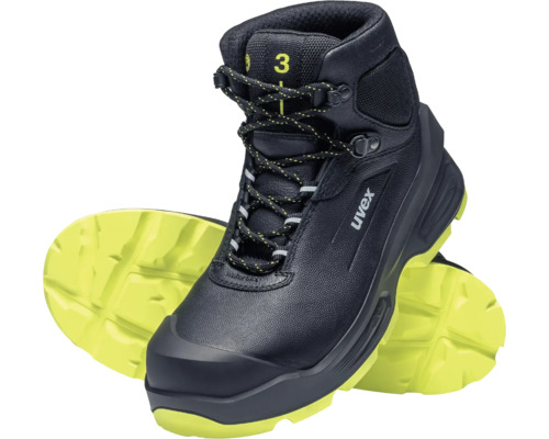 Chaussures de sécurité Uvex, montantes, en cuir