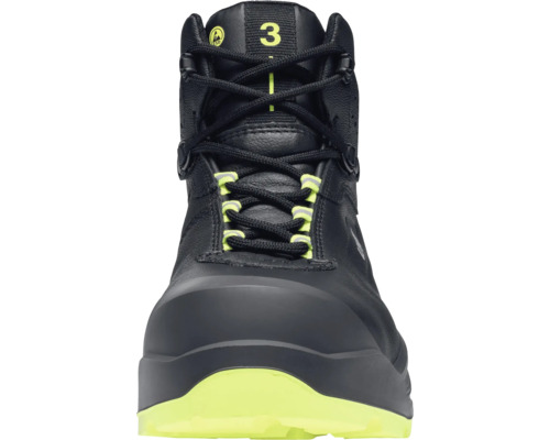 Chaussure de sécurité noire avec lacets