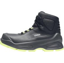 S3 Sicherheitsstiefel Uvex schwarz/lime Gr. 44, W11