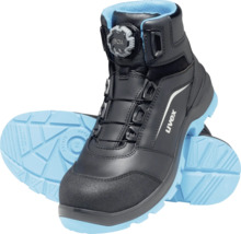 S3 Sicherheitsstiefel Uvex BOA Drehverschluss schwarz Gr. 43