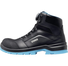 S3 Sicherheitsstiefel Uvex BOA Drehverschluss schwarz Gr. 43