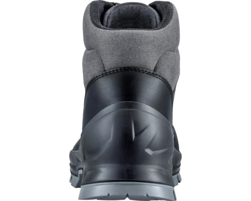 Vue arrière d''une chaussure de sécurité