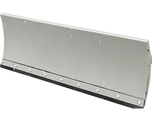 Lame à neige en métal avec bord en caoutchouc