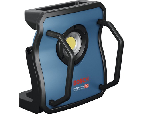 Lampe sans fil Bosch Professional GLI 18V-10000 C, sans batterie ni chargeur Projecteur de chantier sans fil Bosch avec poignée de transport