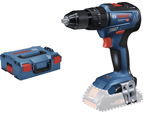Perceuse-visseuse à percussion Bosch Professional GSB 18V-55, avec L-BOXX 136, sans batterie ni chargeur Perceuse-visseuse à percussion Bosch Professional GSB 18V-55, avec L-BOXX 136, sans batterie ni chargeur