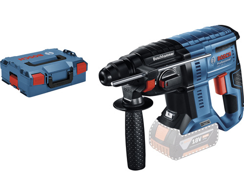 Marteau perforateur sans fil avec SDS plus Bosch Professional GBH 18V-21 avec L-BOXX 136, sans batterie ni chargeur