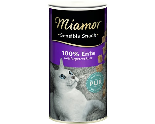Friandise pour chat Miamor Sensible canard pur 30 g