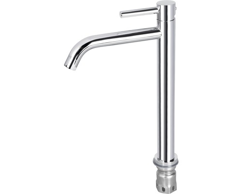 Robinet de lavabo coudé modèle haut chrome Robinet de lavabo coudé modèle haut chrome