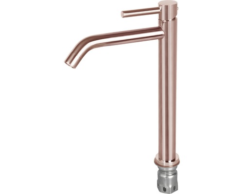 Robinet de lavabo coudé modèle haut mat or Robinet de lavabo coudé modèle haut mat or