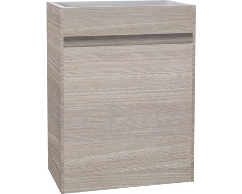 Waschtischunterschrank Differnz HURA L BxHxT 39,5 x 52 cm x 21,5 cm Frontfarbe eiche-0