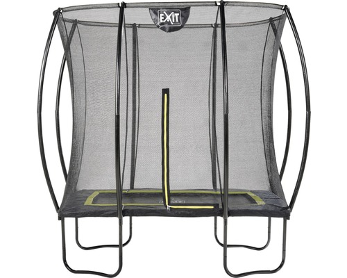 Trampoline de jardin rectangulaire avec filet de sécurité