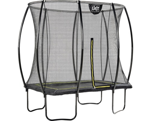 Trampoline de jardin rectangulaire avec filet de sécurité