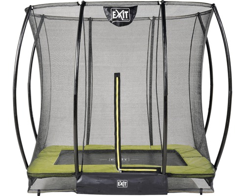 Trampoline de jardin rectangulaire avec filet de sécurité