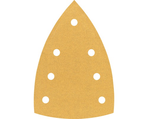 Papier abrasif triangulaire avec trous pour ponceuse triangulaire