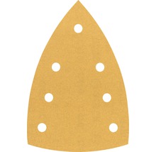 Papier abrasif pour ponceuse delta avec trous pour l''extraction de la poussière