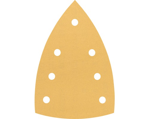 Papier abrasif triangulaire avec trous