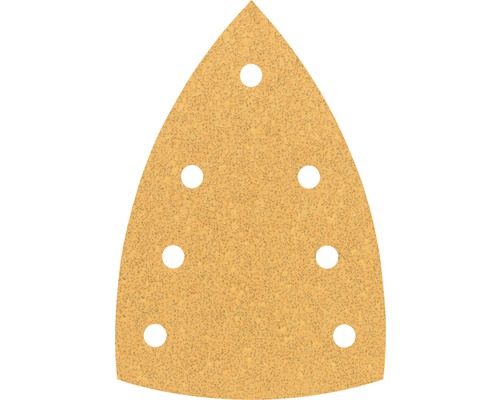 Papier abrasif triangulaire avec trous pour les travaux de ponçage