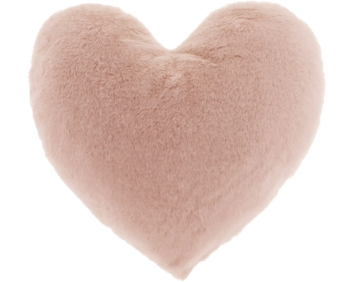 Coussin décoratif Heart old pink 45x35 cm