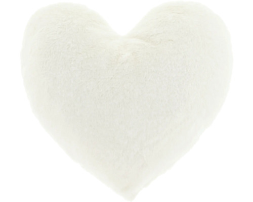 Coussin décoratif Heart dove white 45x35 cm