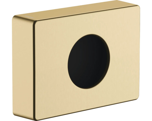 Distributeur de sacs hygiéniques hansgrohe AddStoris brushed bronze brossé 41773140 Support carré pour accessoires de salle de bains