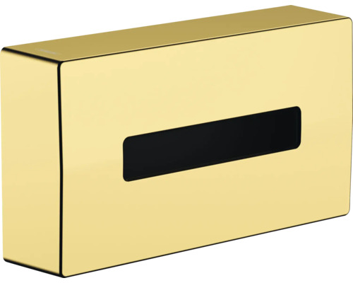 Distributeur à mouchoirs hansgrohe AddStoris polished gold optic brillant 41774990