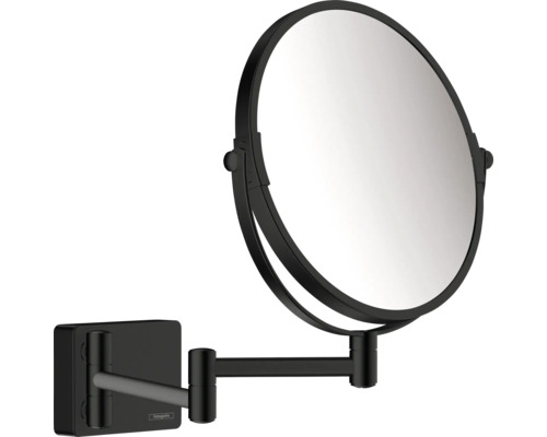 Miroir de maquillage hansgrohe AddStoris x3 noir mat 41791670